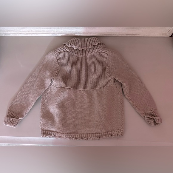 Savannah girl’s button up sweater cardigan size 3T / beige - Picture 6 of 6